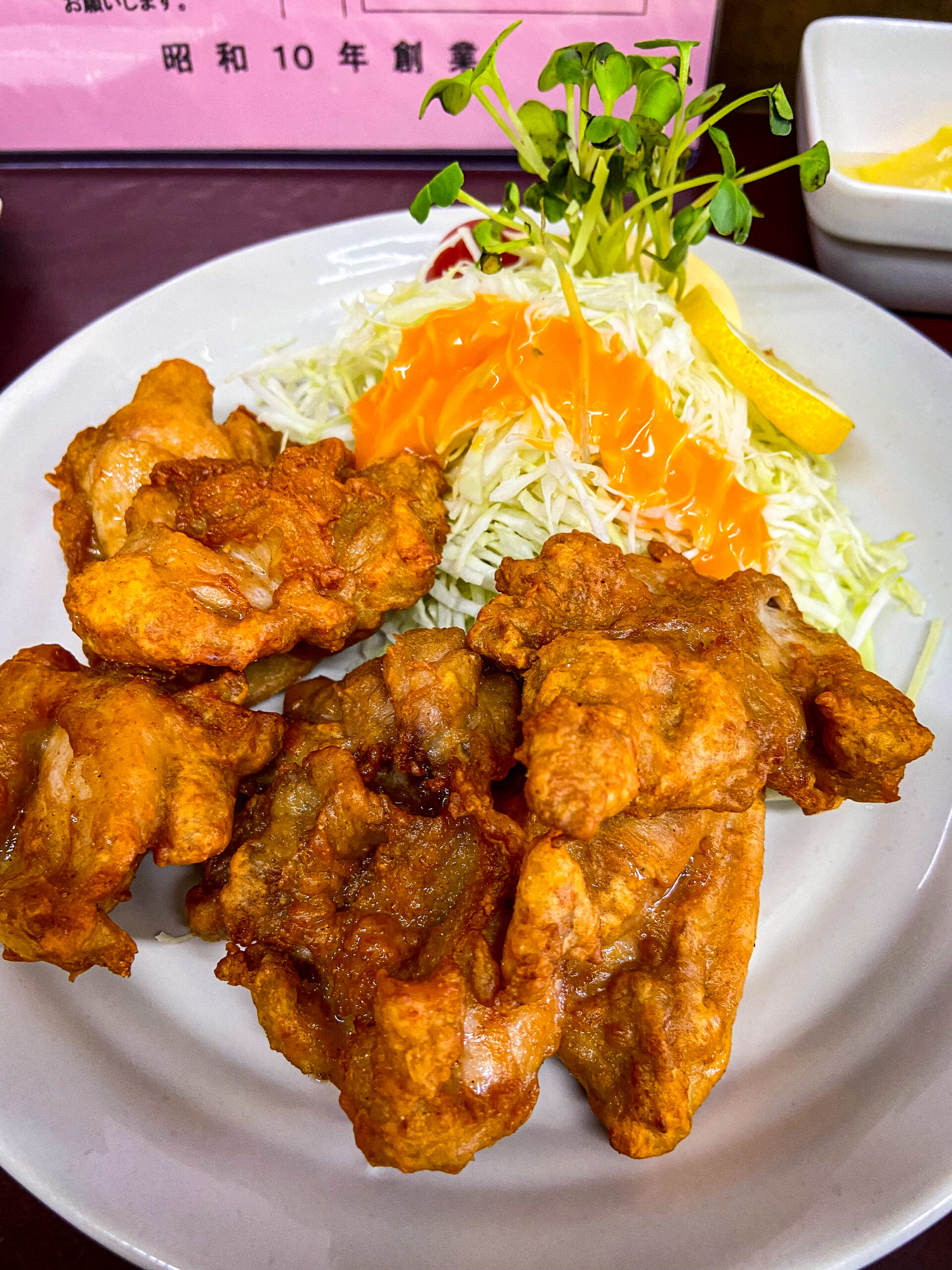 三光楼食堂の唐揚げ