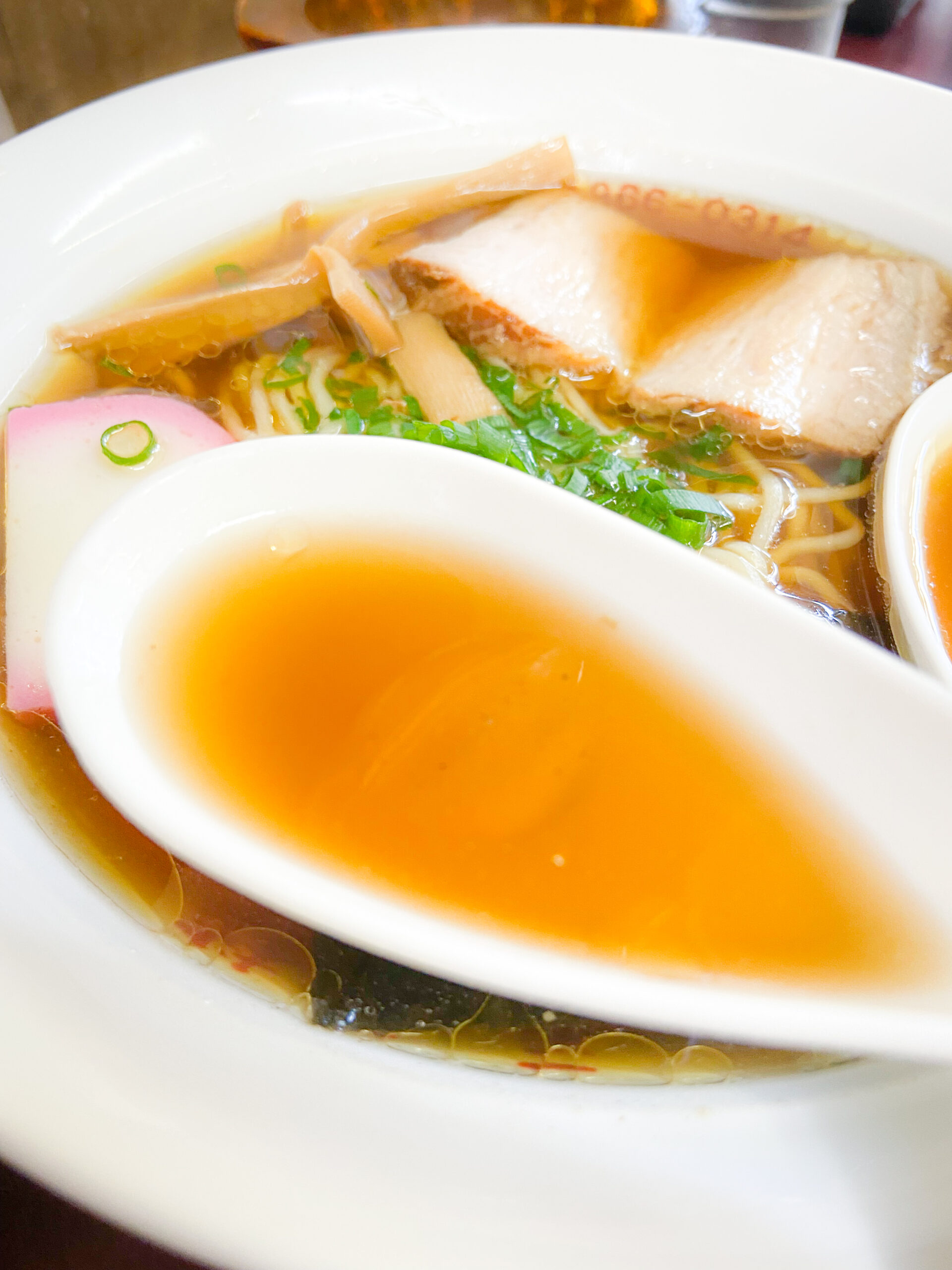 三光楼食堂の醤油ラーメン