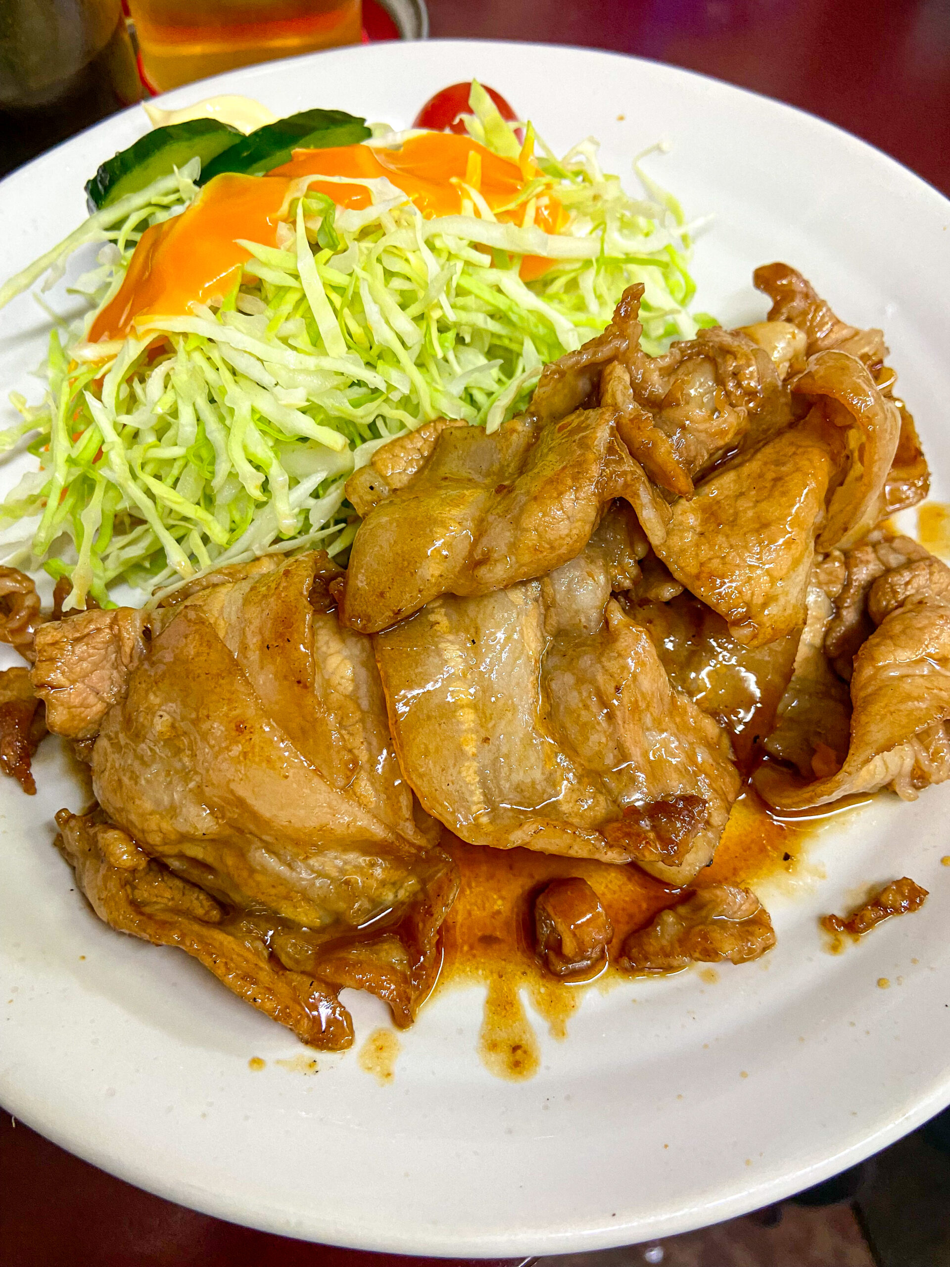三光楼食堂の焼肉