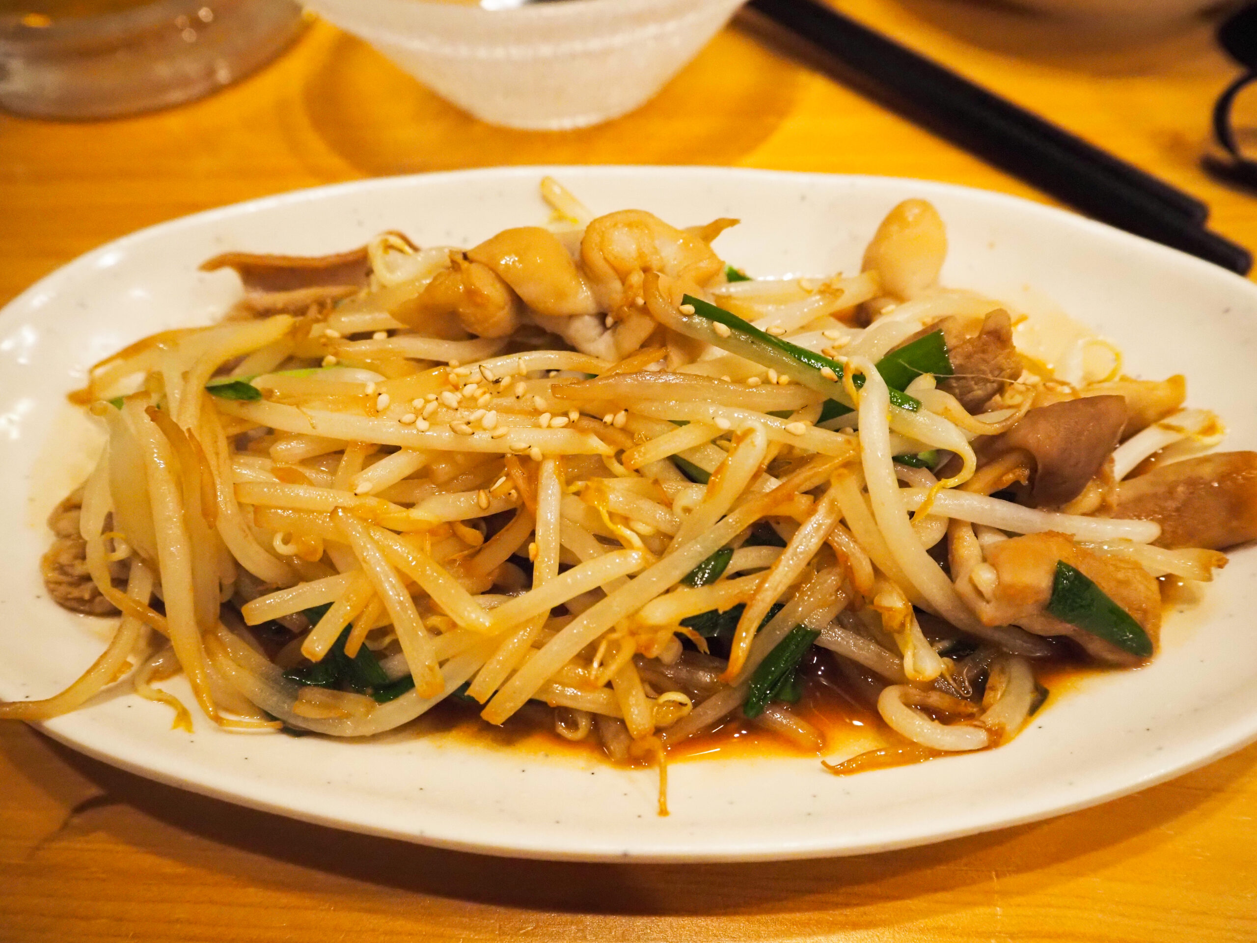 『沼津北口 大衆酒場イマさん』生モツ炒め ニンニク醤油味