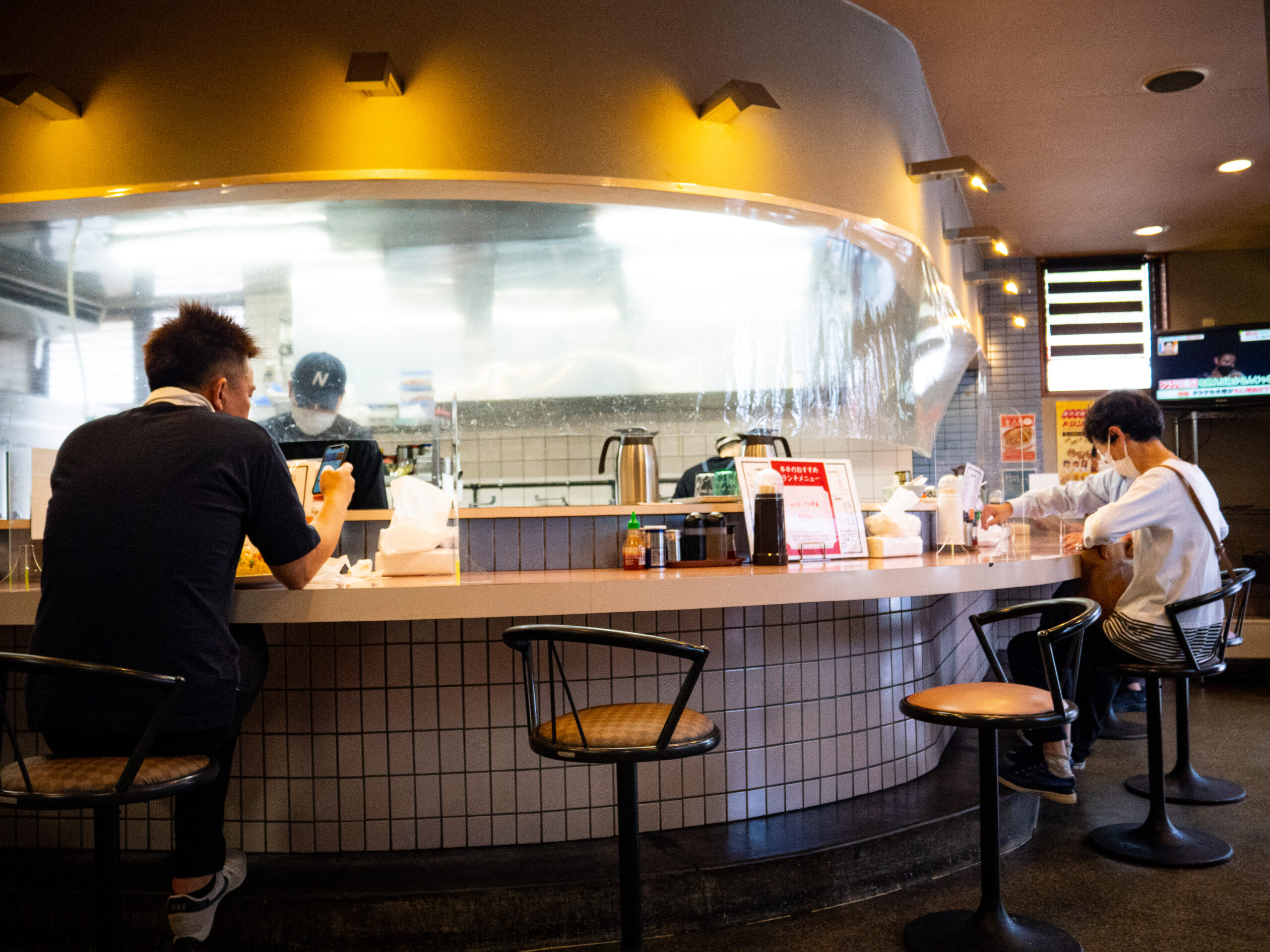 中華の与志富 店内雰囲気 伊豆長岡の老舗町中華