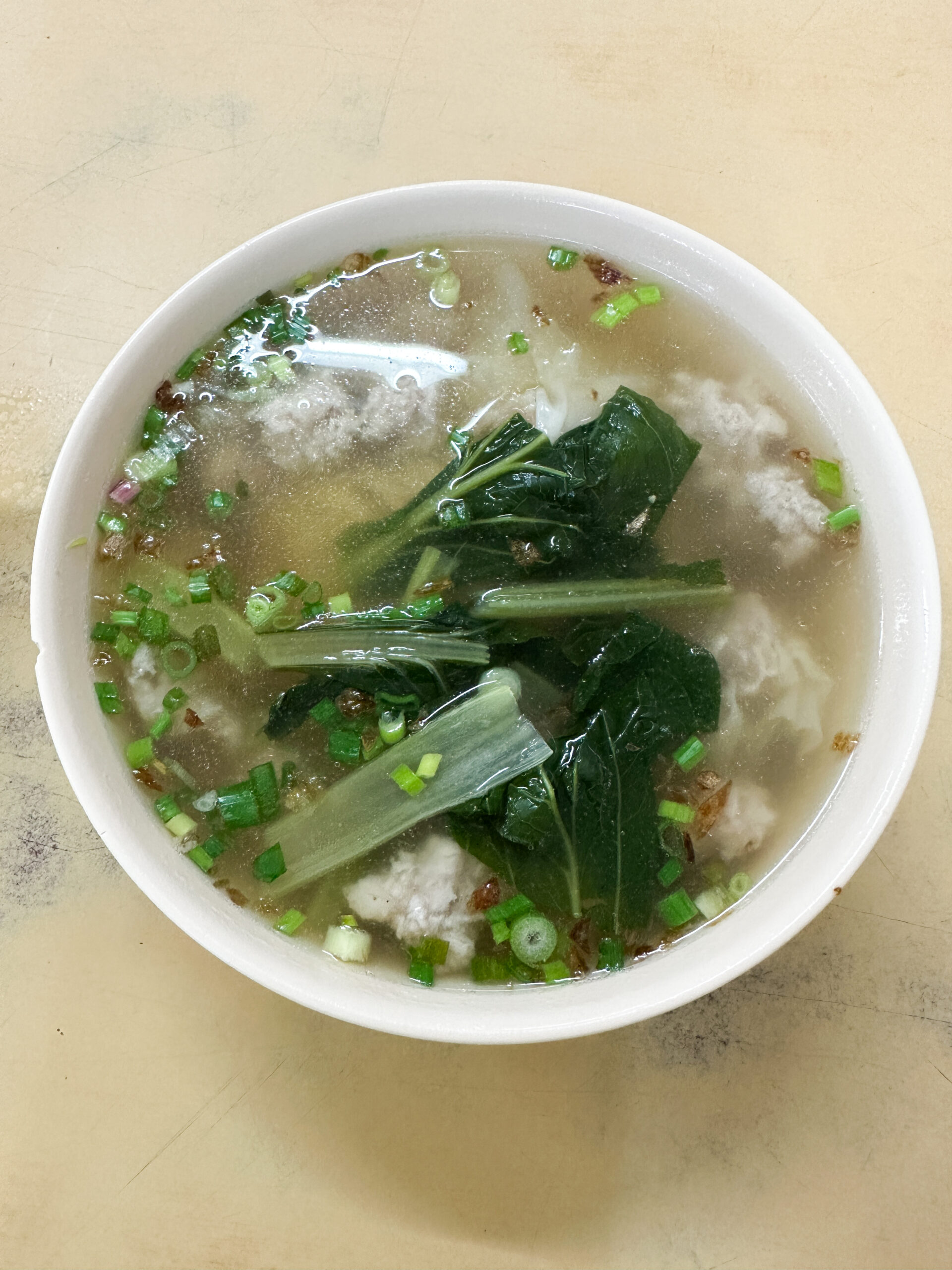 『清汤手工面(チンタンショウゴンミィエン)』マレーシアのあっさりスープ麺