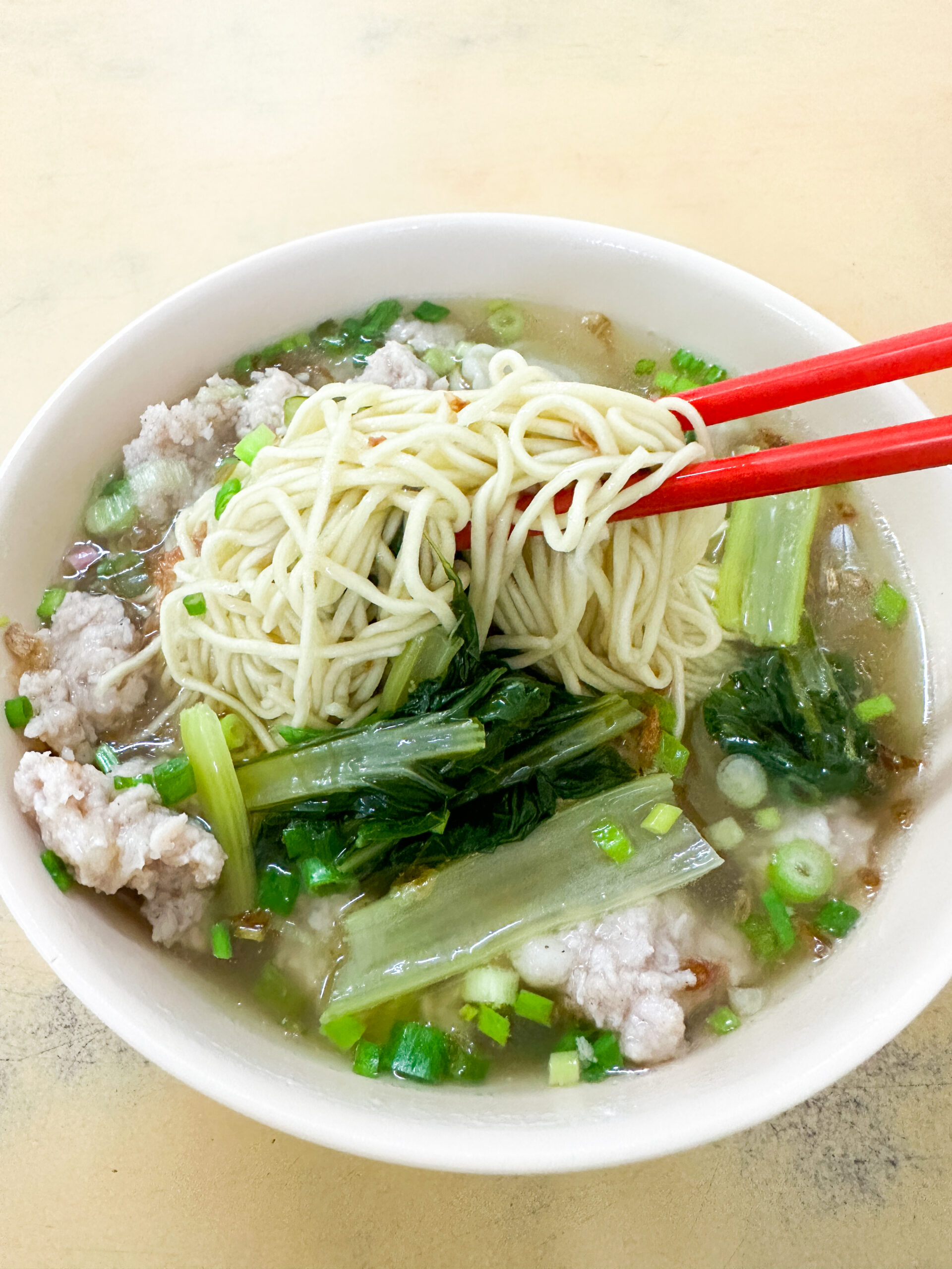 『清汤手工面(チンタンショウゴンミィエン)』マレーシアのあっさりスープ麺