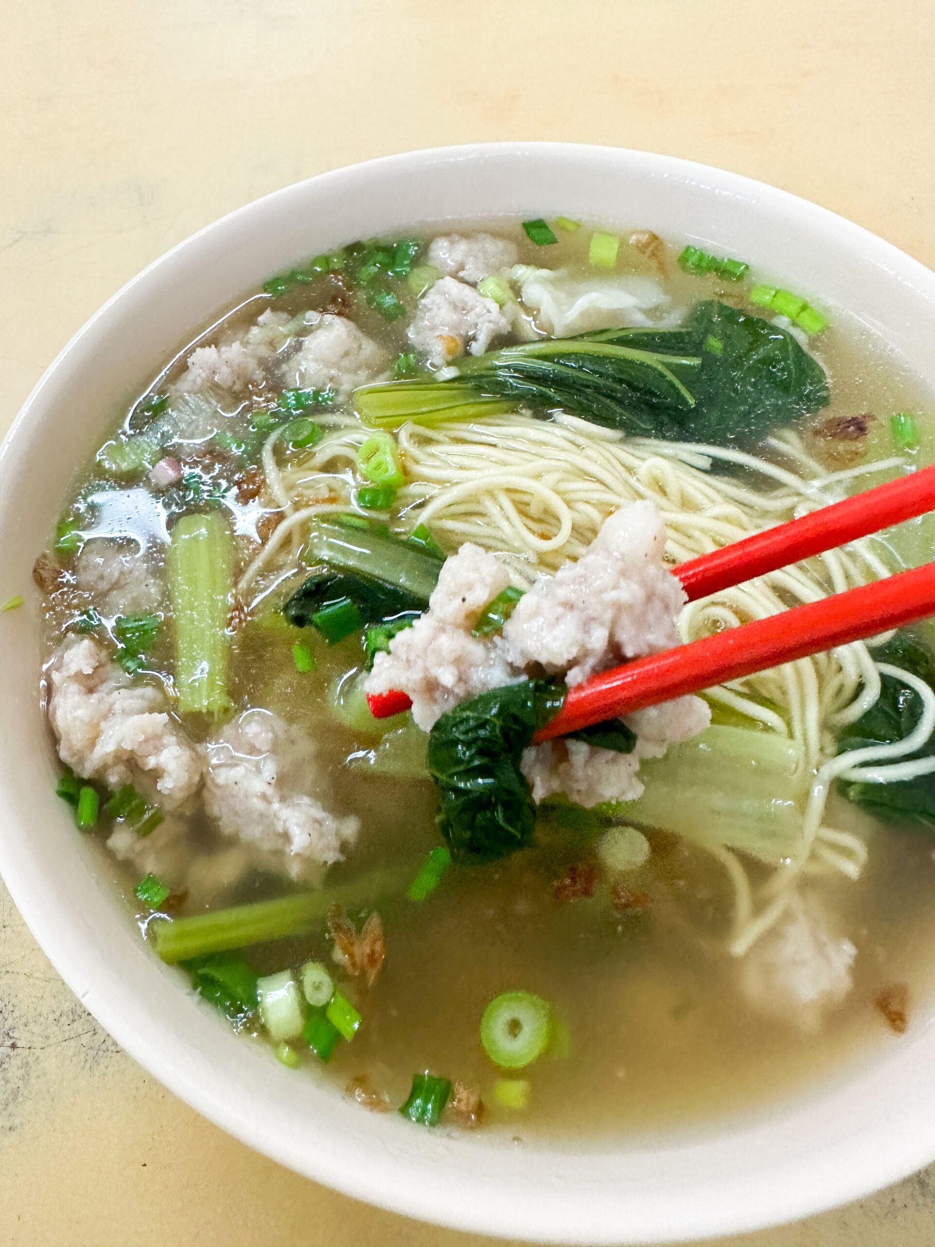 『清汤手工面(チンタンショウゴンミィエン)』マレーシアのあっさりスープ麺