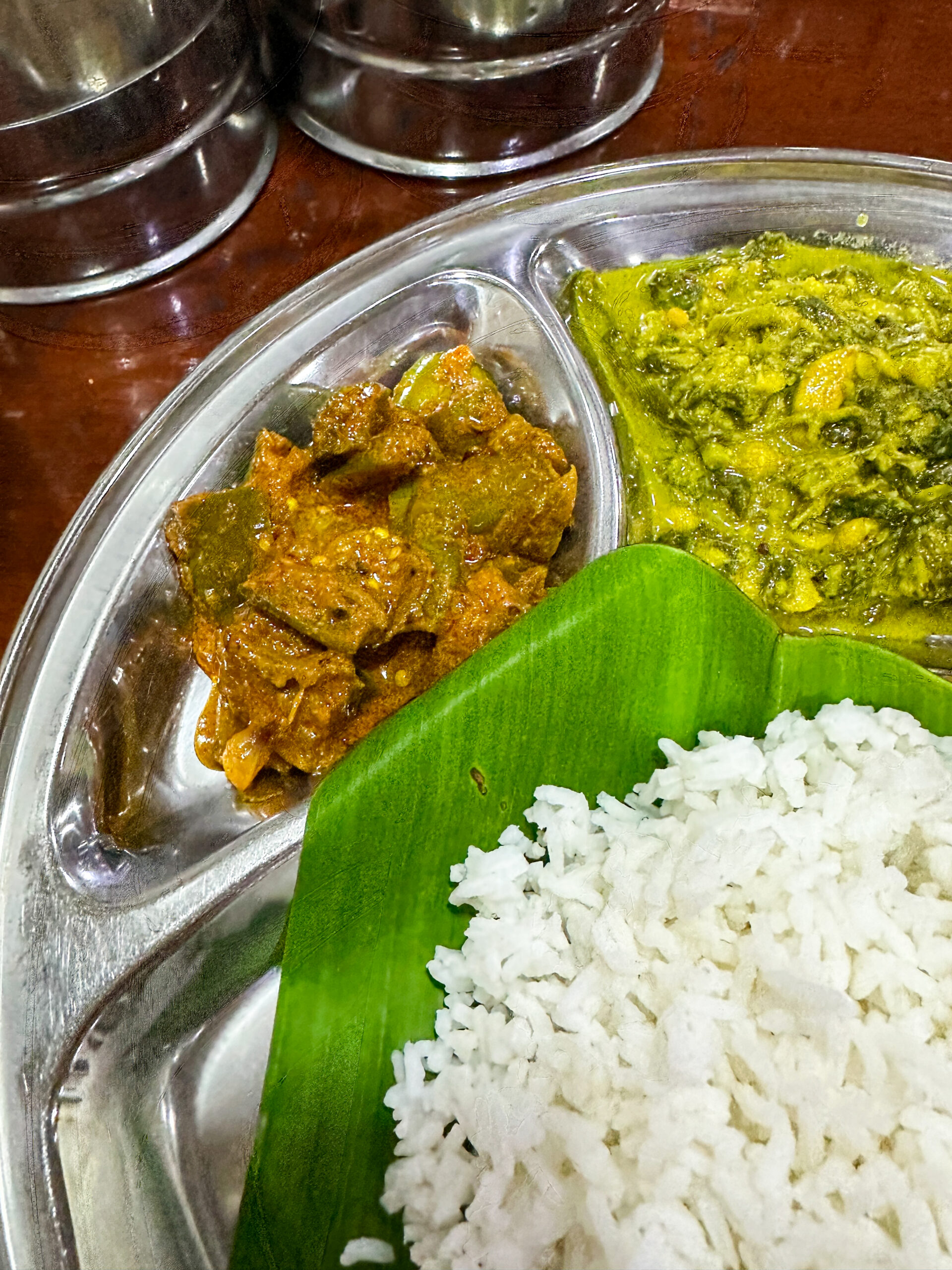 マレーシアのバナナリーフ料理