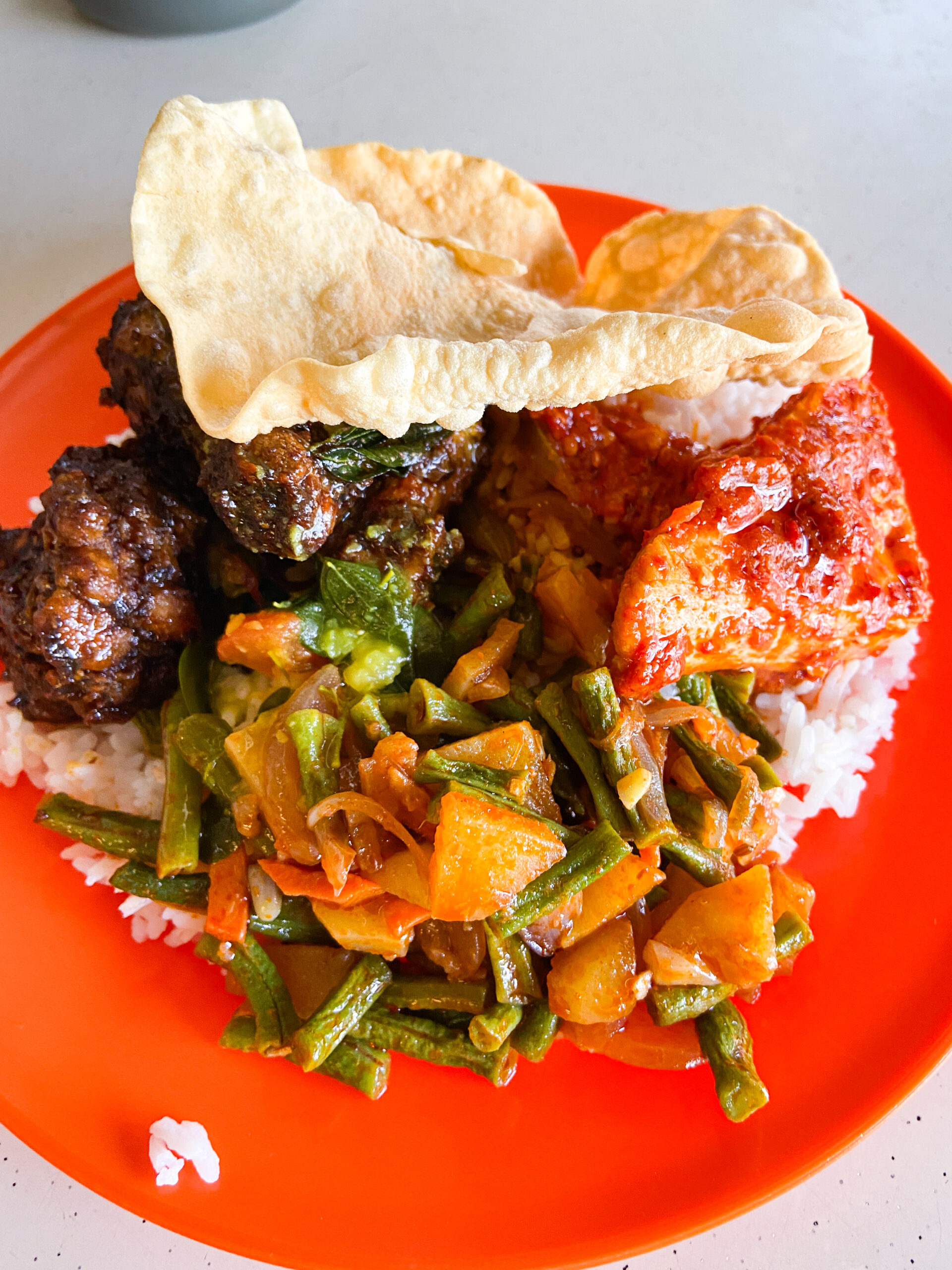 インド料理、パパダム（インドの豆せんべい）