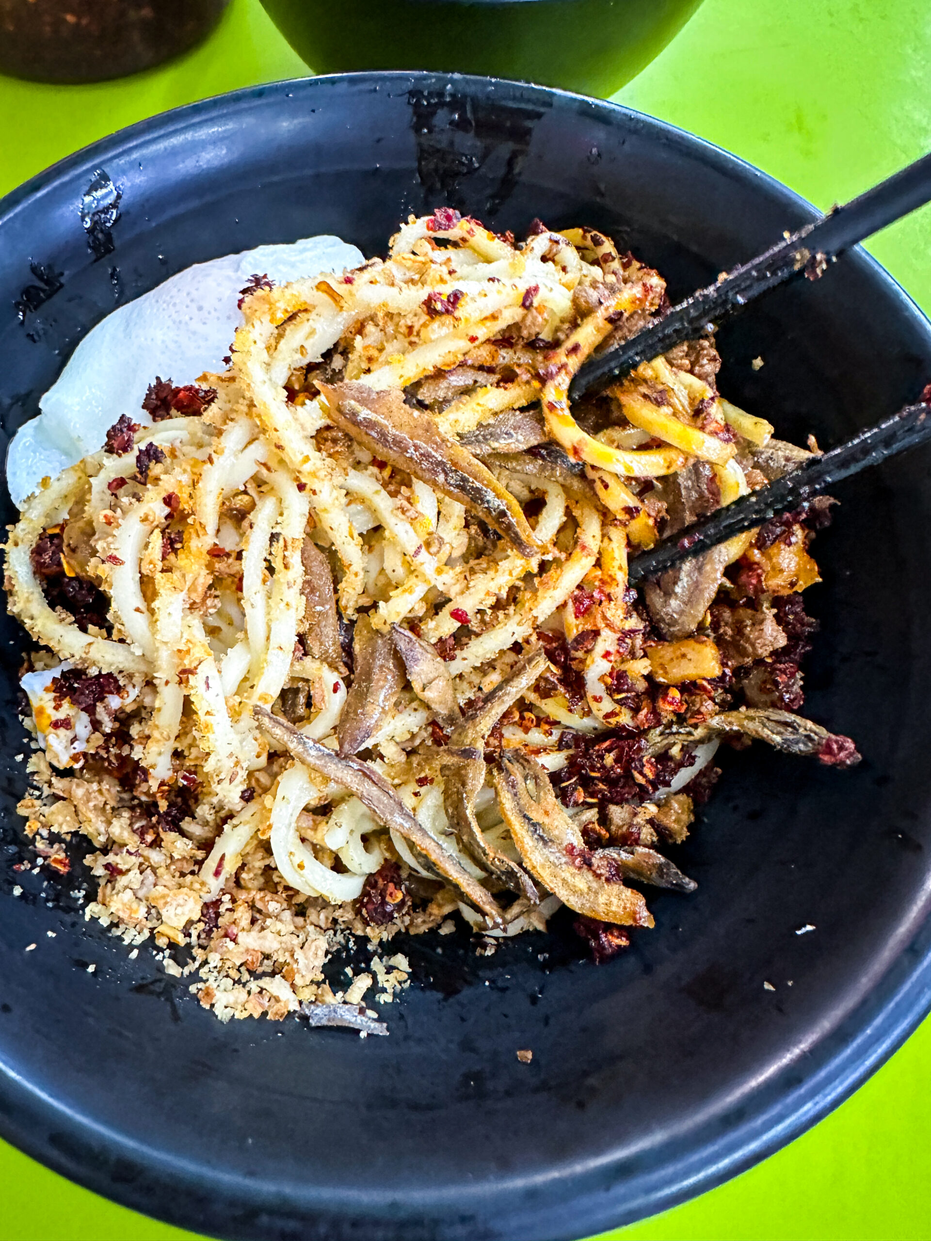 Super Kitchen Chilli Pan Meeのドライ・チリパンミー