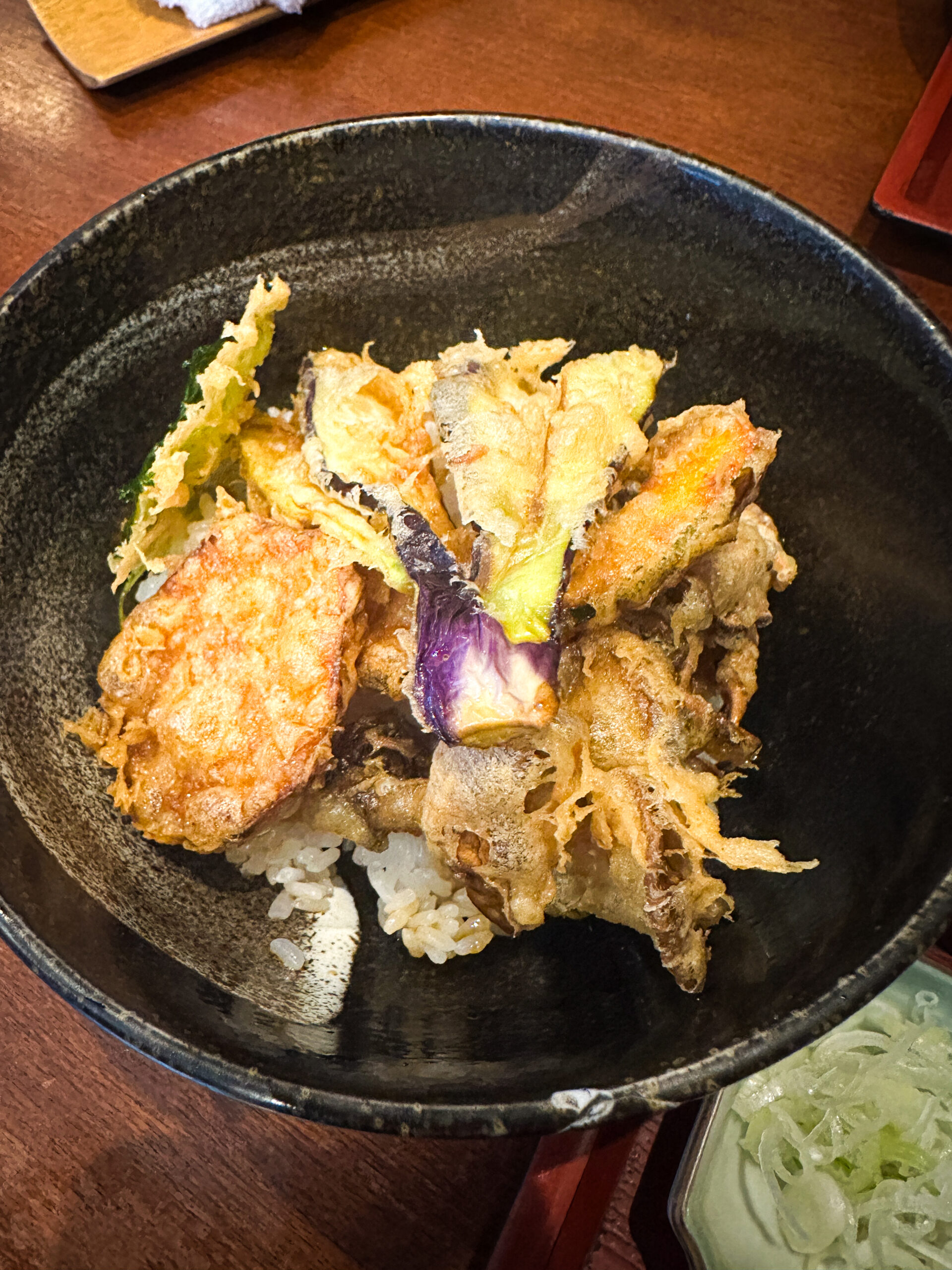 蕎勝人の野菜天丼セット｜沼津で人気の蕎麦屋