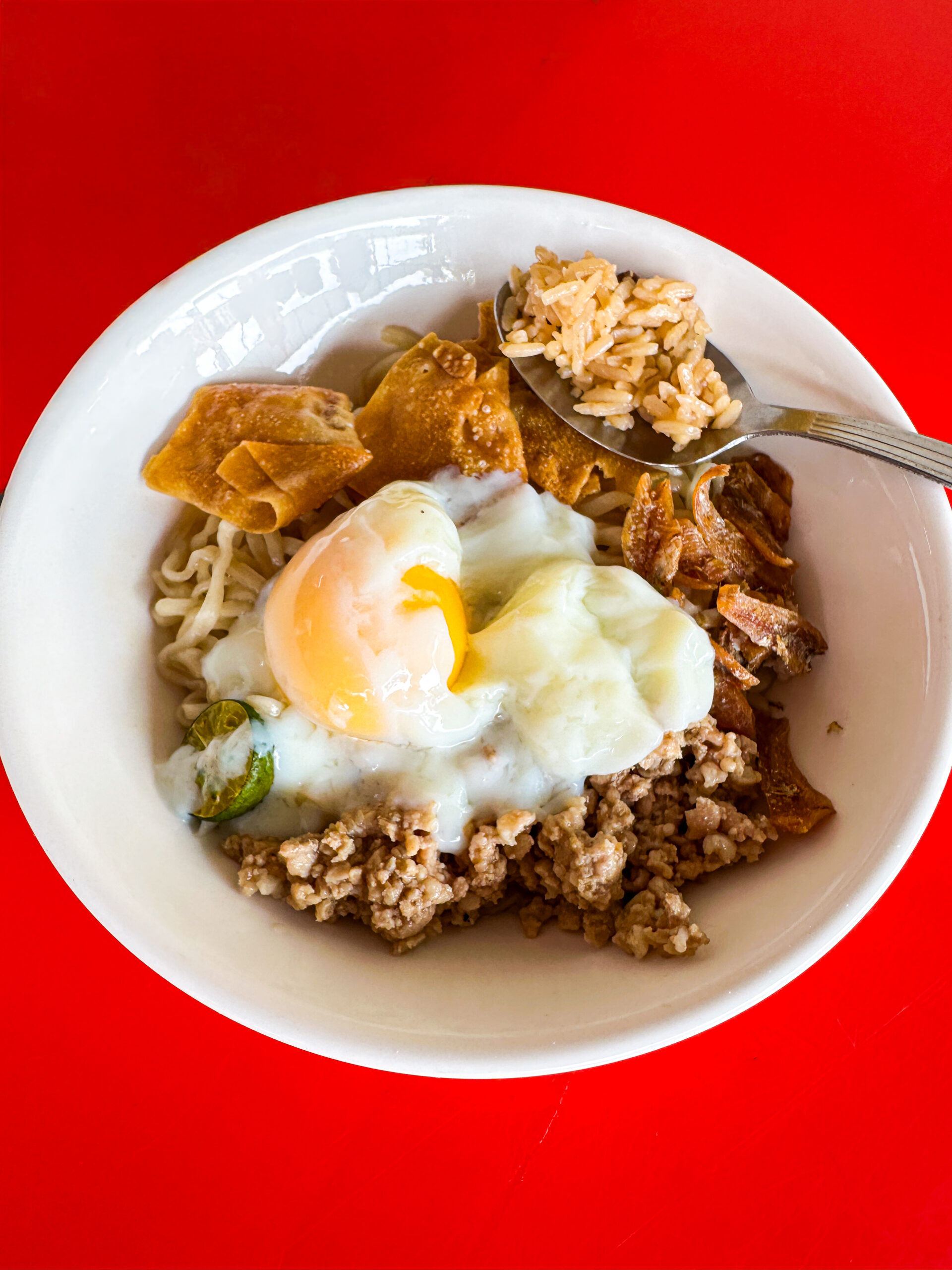 SegamatのBest Chicken Rice Restaurant 最强鸡饭 太阳面 Sun Noodles ドライ麺