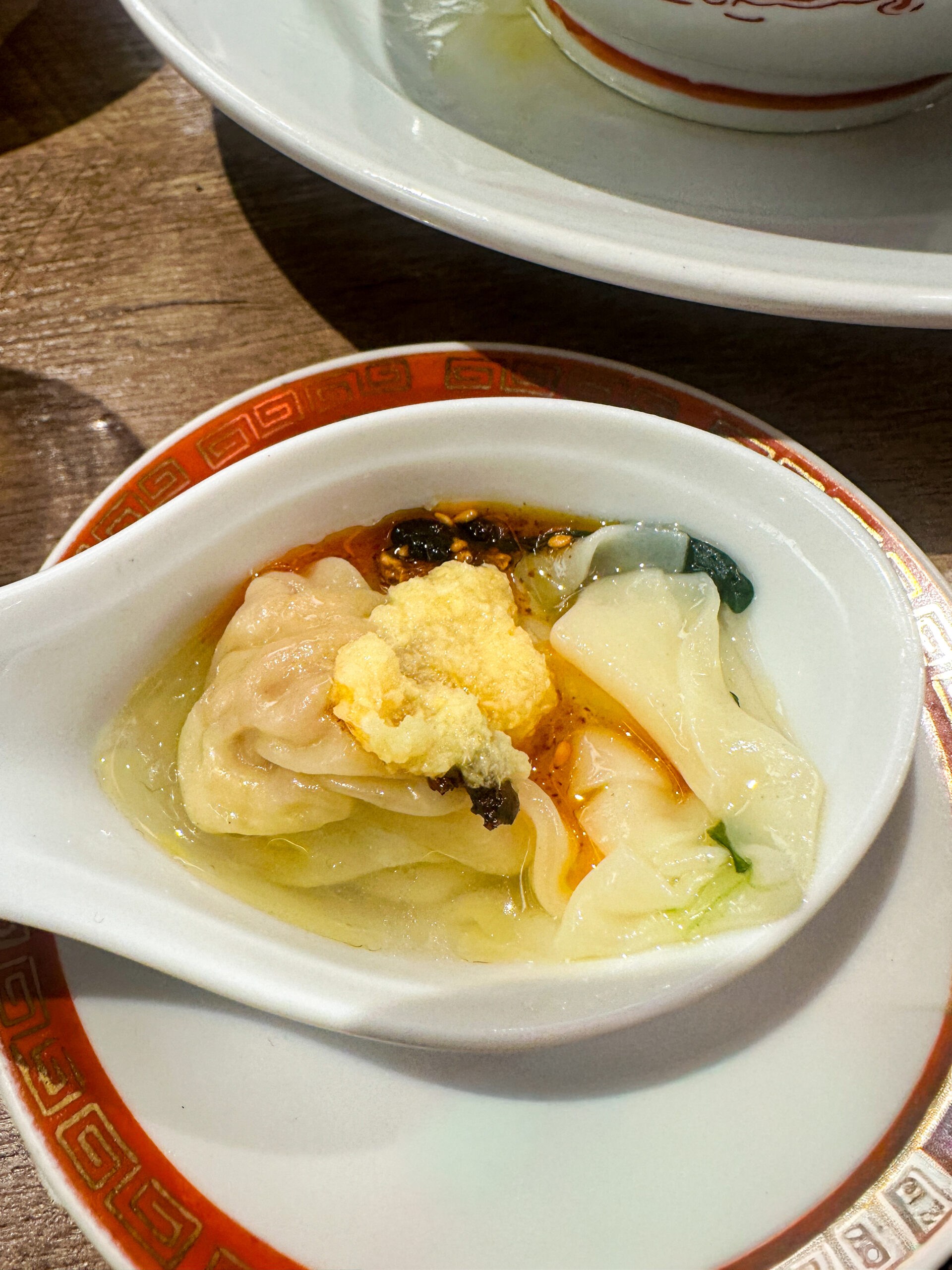 広州市場 ランチ雲呑麺 塩