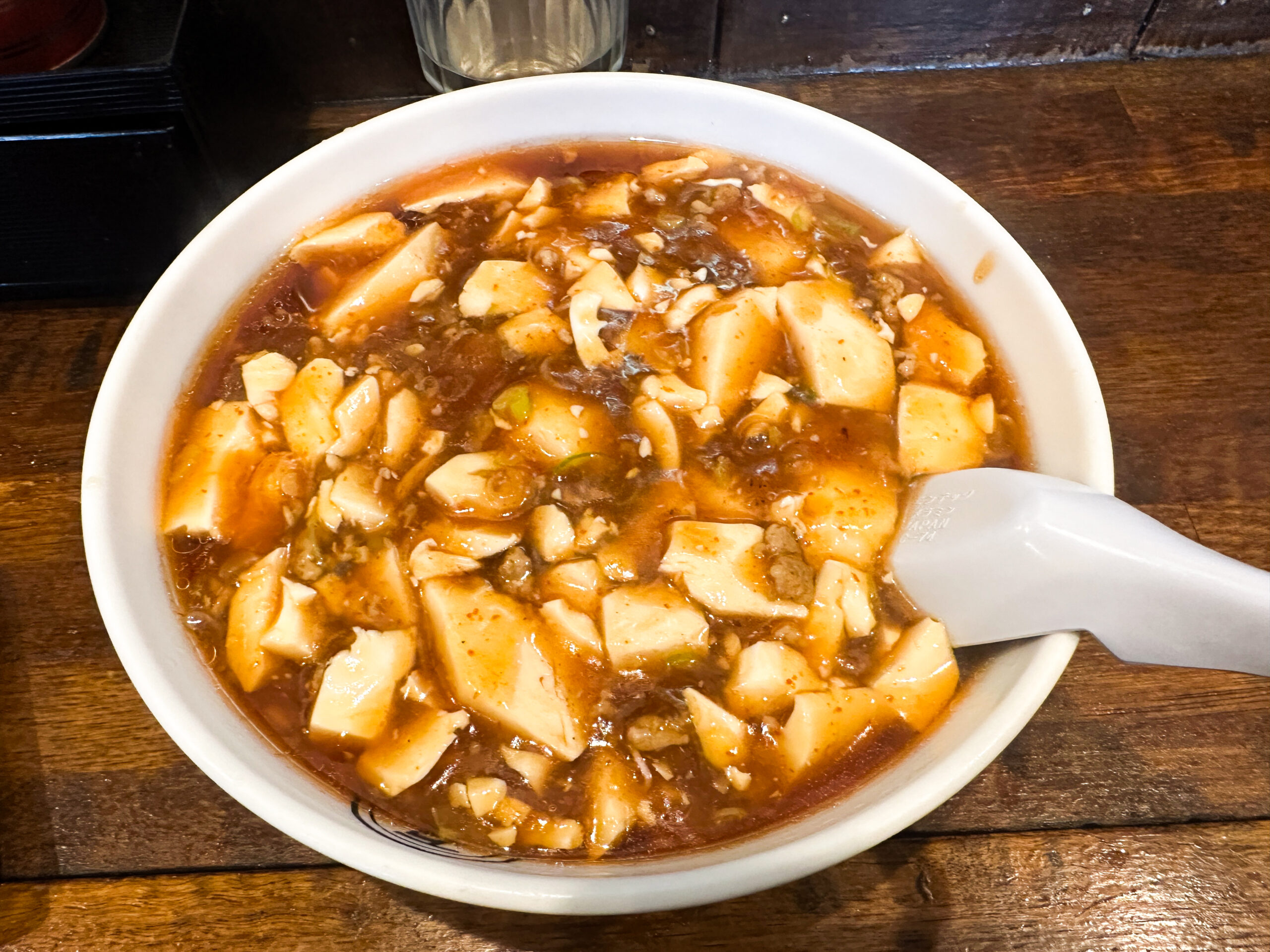 万里食堂の名物マーボー麺（伊東・川奈）