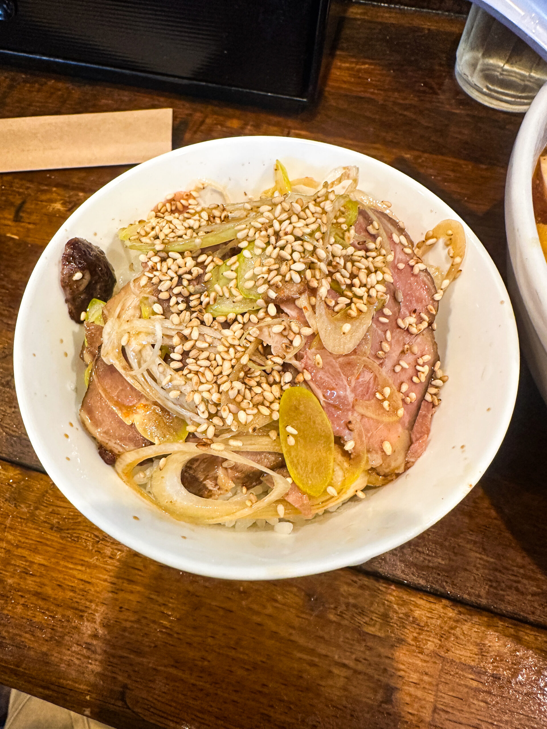 万里食堂のネギチャーシュー丼 ミニサイズ