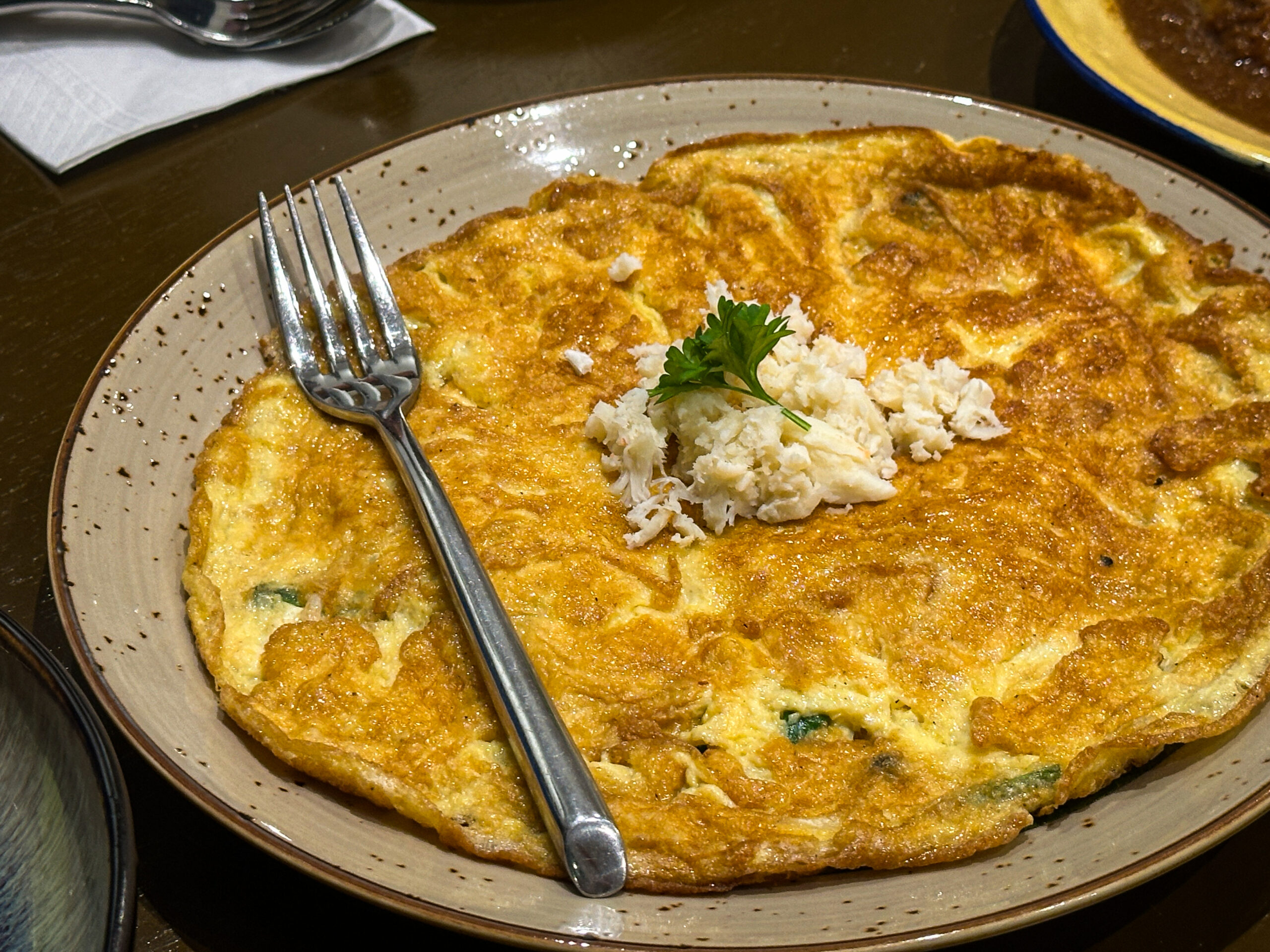 「Crub Meat Omelet 」