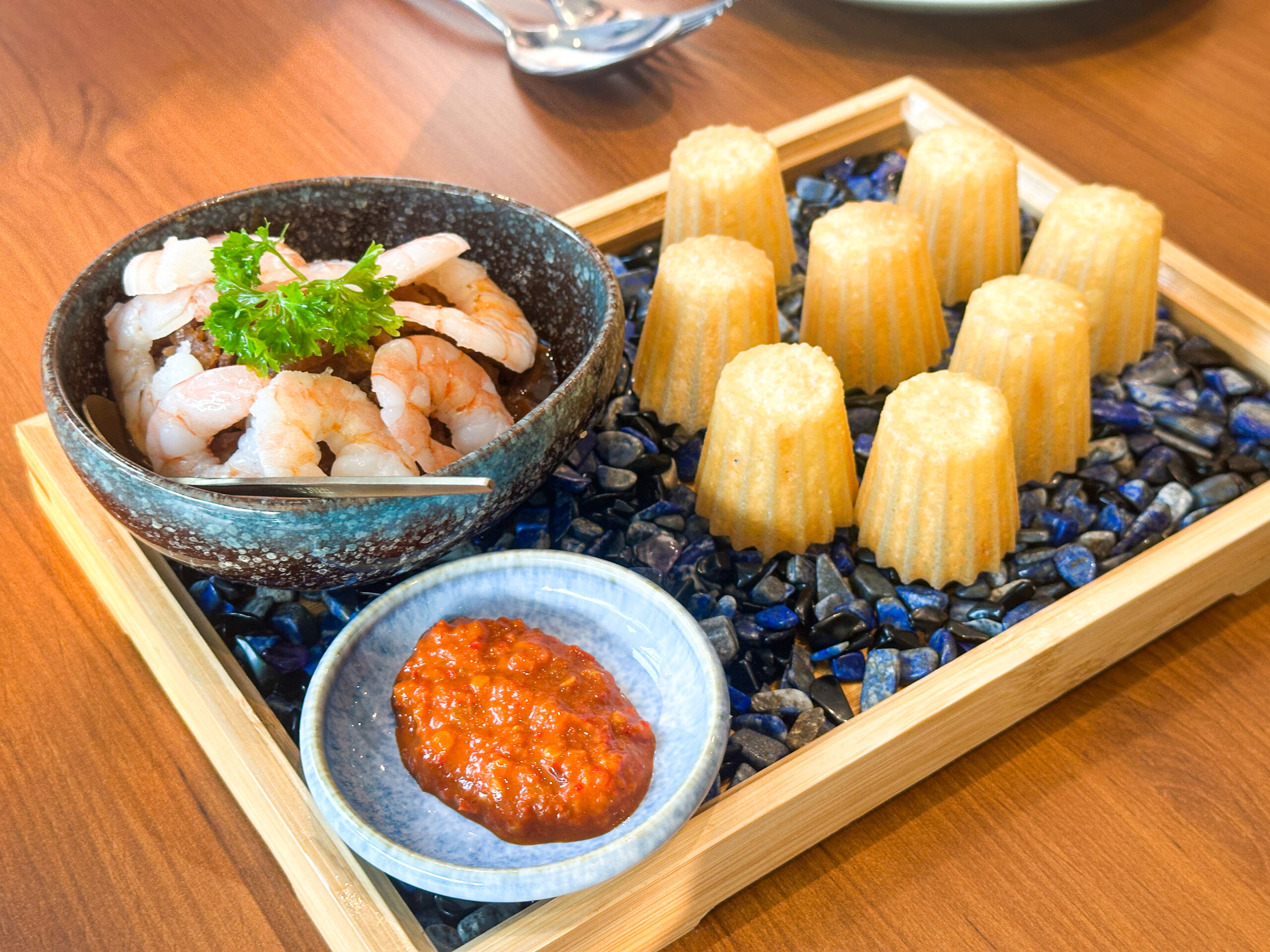 The TingKat Nyonya Restaurant
* マラッカ ニョニャ料理定番前菜
「Kuih Pie Tee(クエ・パイティー)」