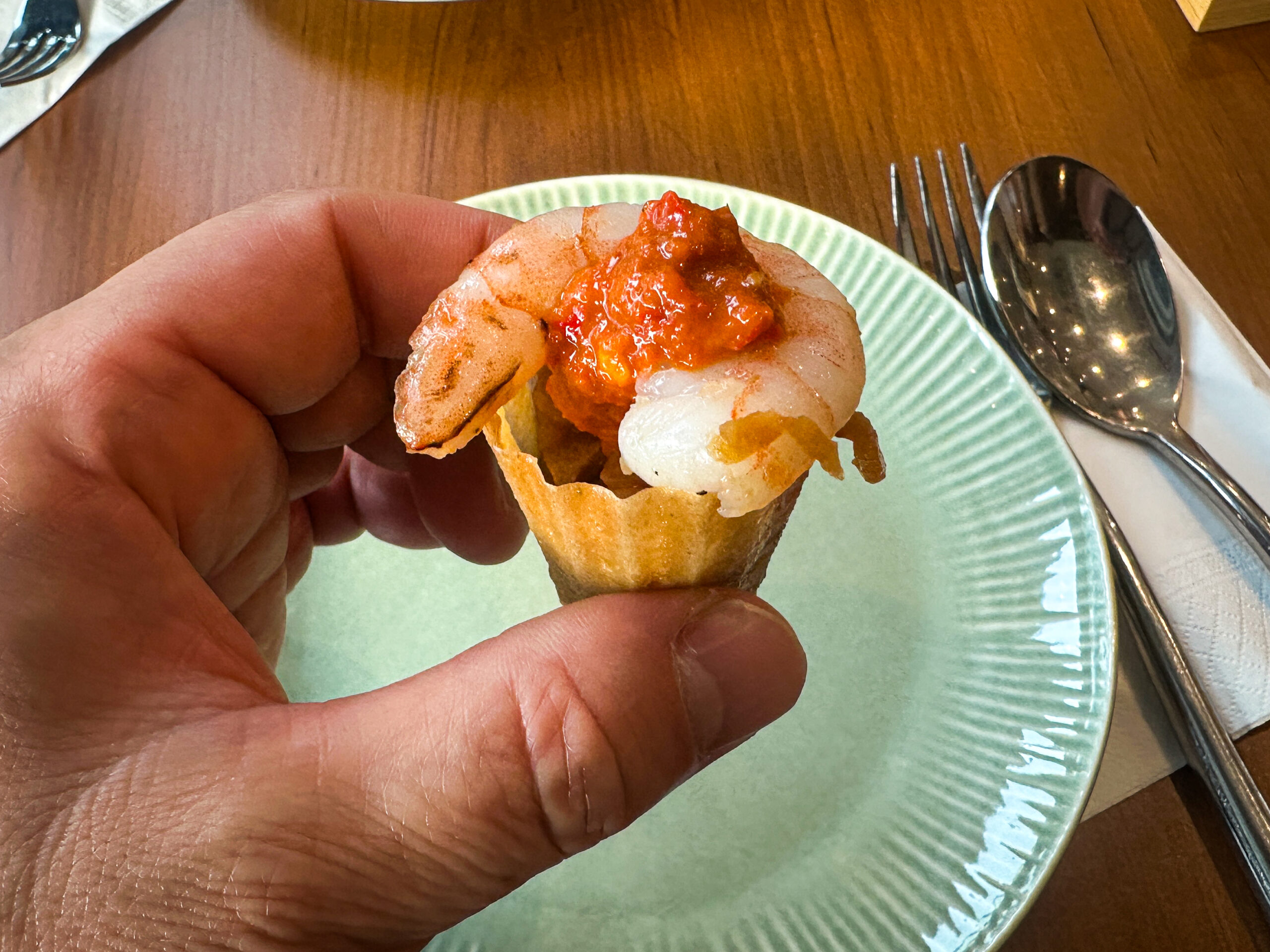 The TingKat Nyonya Restaurant
* マラッカ ニョニャ料理定番前菜
「Kuih Pie Tee(クエ・パイティー)」