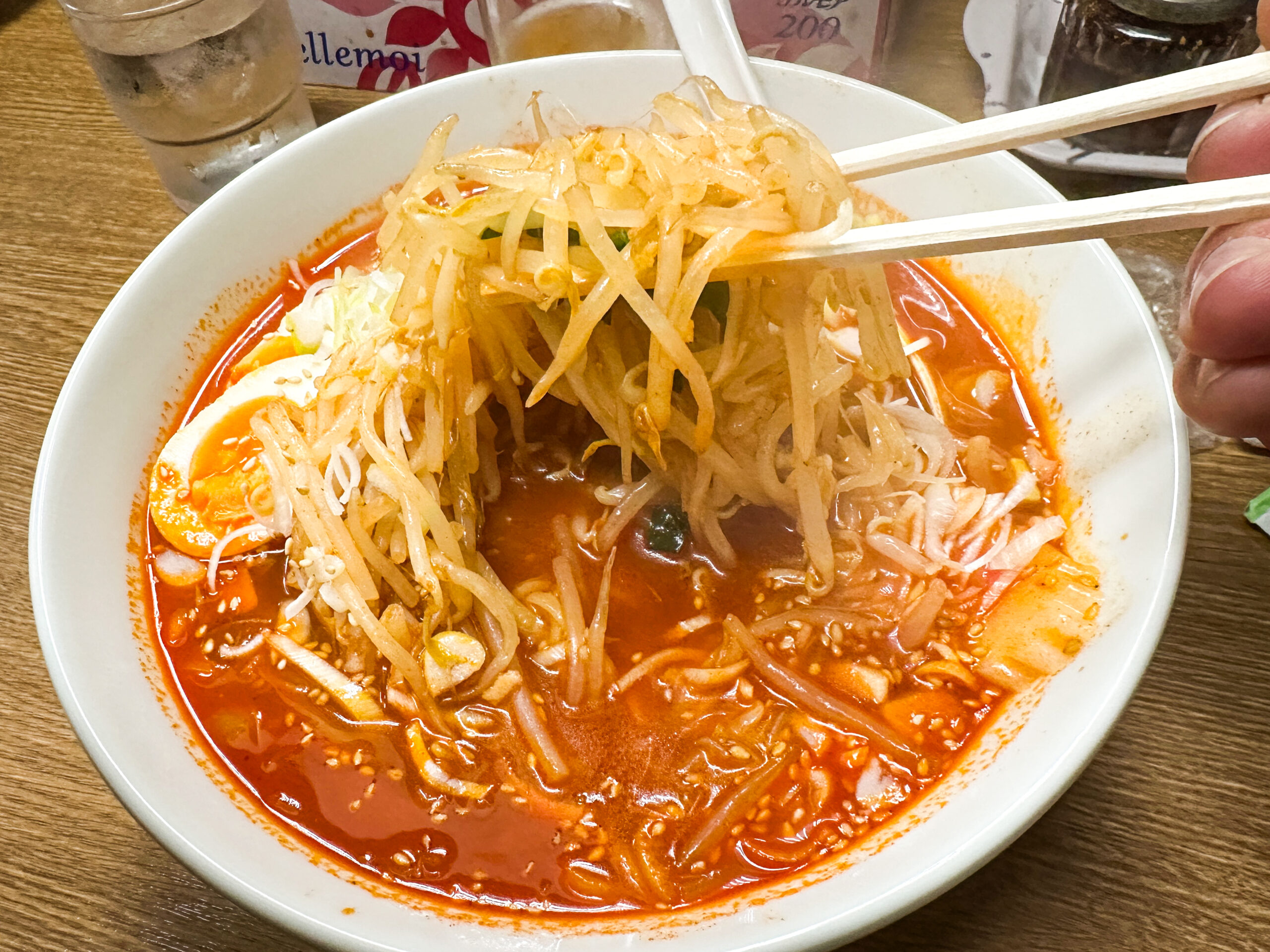 『太龍沼津北口店』太龍ラーメン 麺ともやし