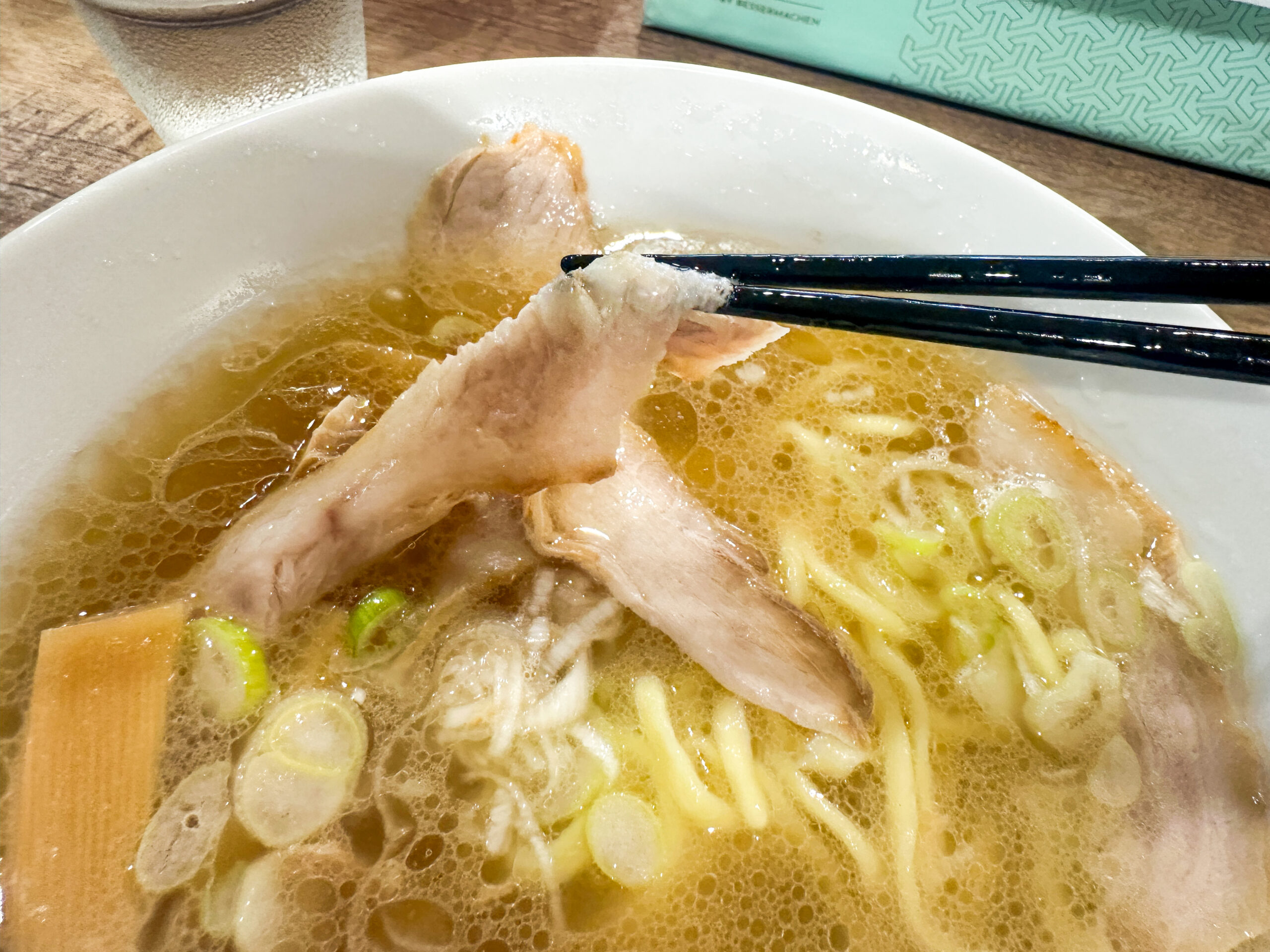松福の中華そばに入ったチャーシュー